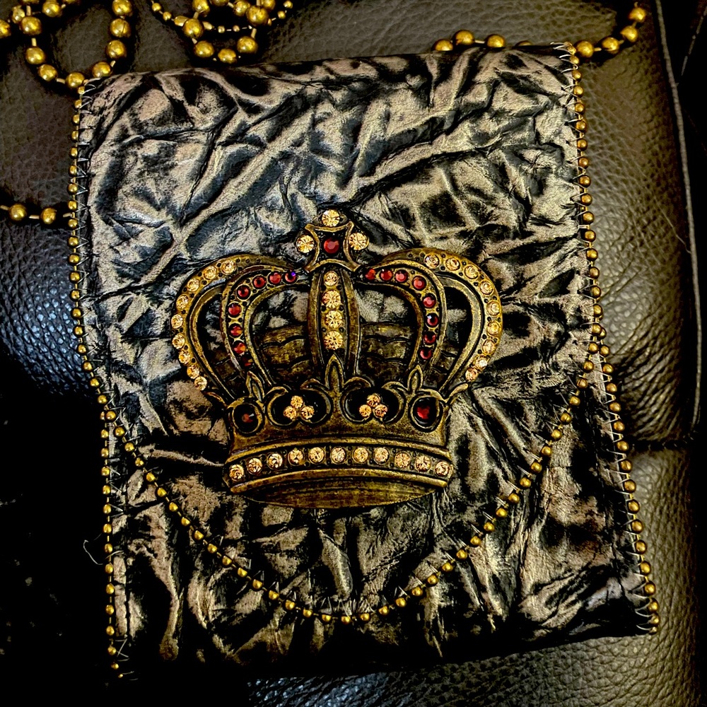 LEATHERROCK-  Very RARE Royal Crossbody Box Bag